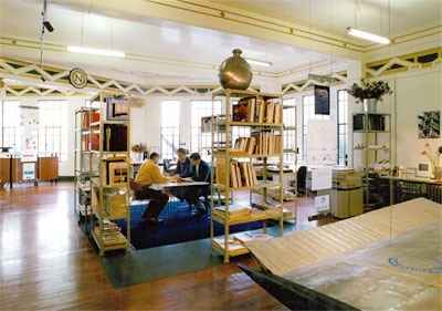 The original Studio Pacific office in Willis Street, 1992