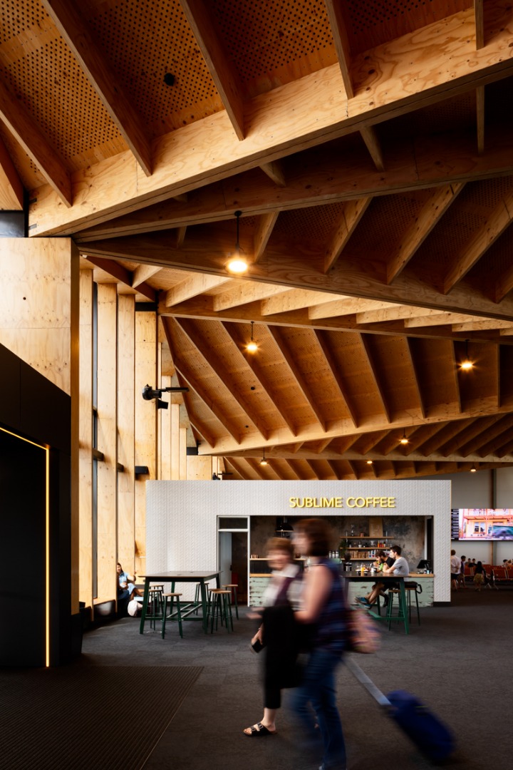 Inside Nelson Airport Terminal