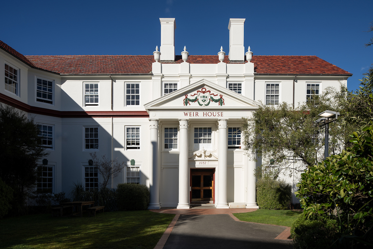 Weir House – William Weir Wing. Shortlisted for consideration in the NZIA Wellington Architecture Awards 2024.