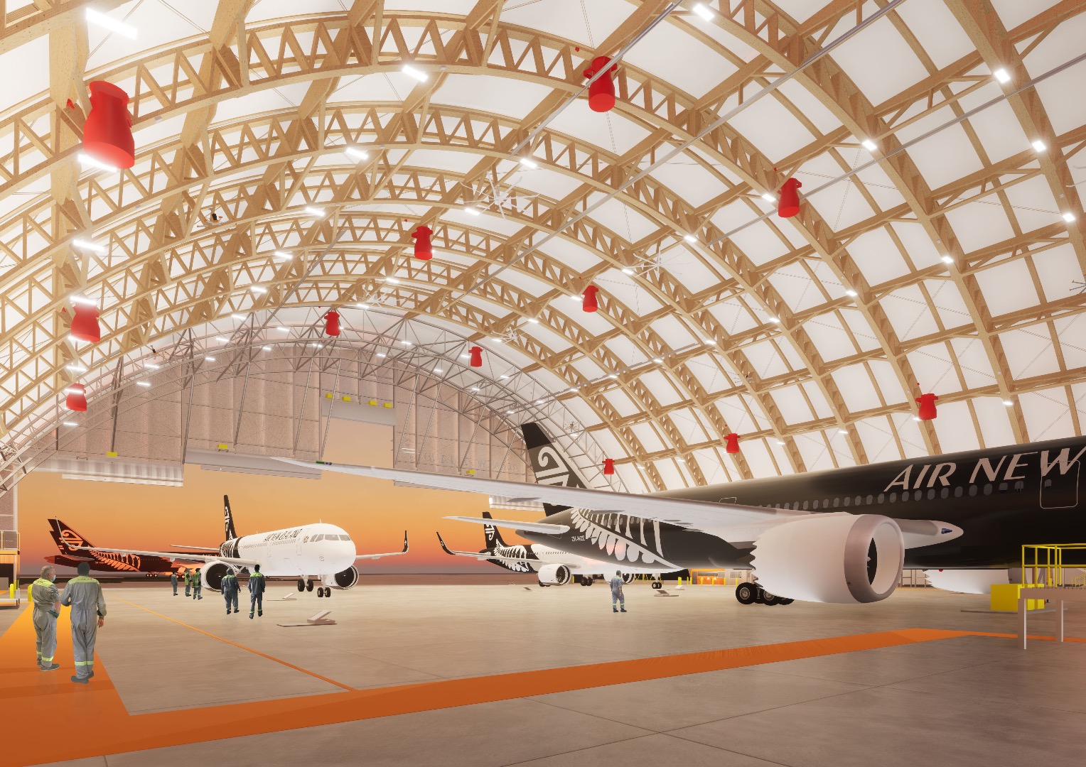 At one and a half times the size of the airline’s largest existing hangar, Hangar 4 will be able to house one wide-bodied aircraft, such as a Boeing 777-300 or 787-9, as well as two narrow-bodied aircraft, such as an A320 or an A321neo, at the same time.