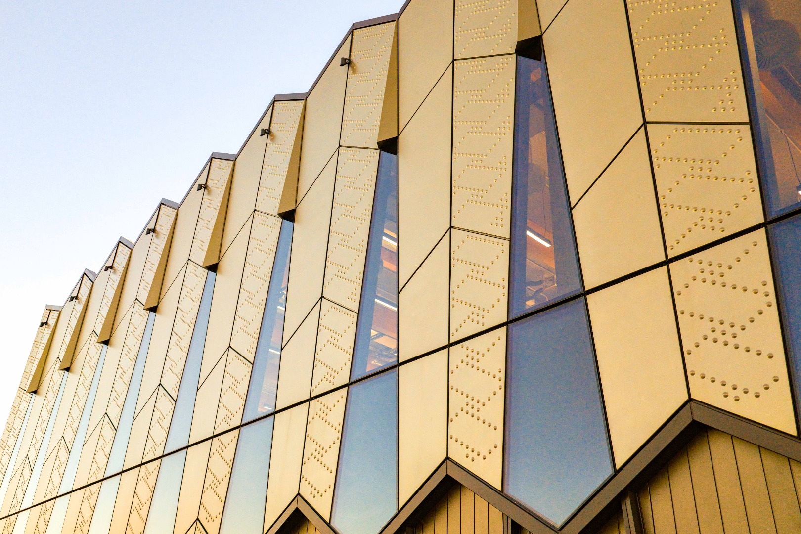 Close up of the exterior facade. Image supplied by Tauranga City Council